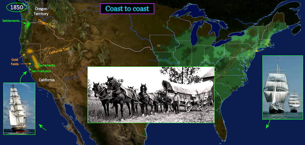 California Gold Rush, 1850